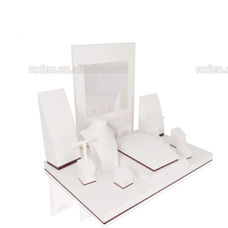 
jewellery display stands for shops/Jewellery Shop Counter Display Set For Bracelet Necklace Ring Exhibitor Organizer Holder 