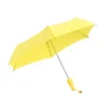 China OEM custom design modeled after the fruit plastic handle banana umbrella