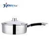 24cm Factory wholesale Stainless steel pan non stick coating induction frying pan