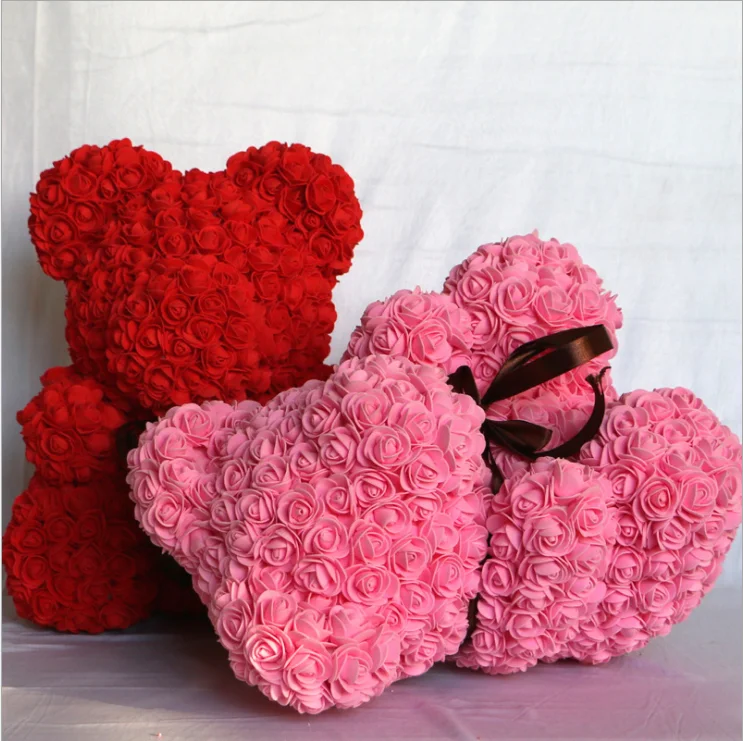 rose bear 40cm