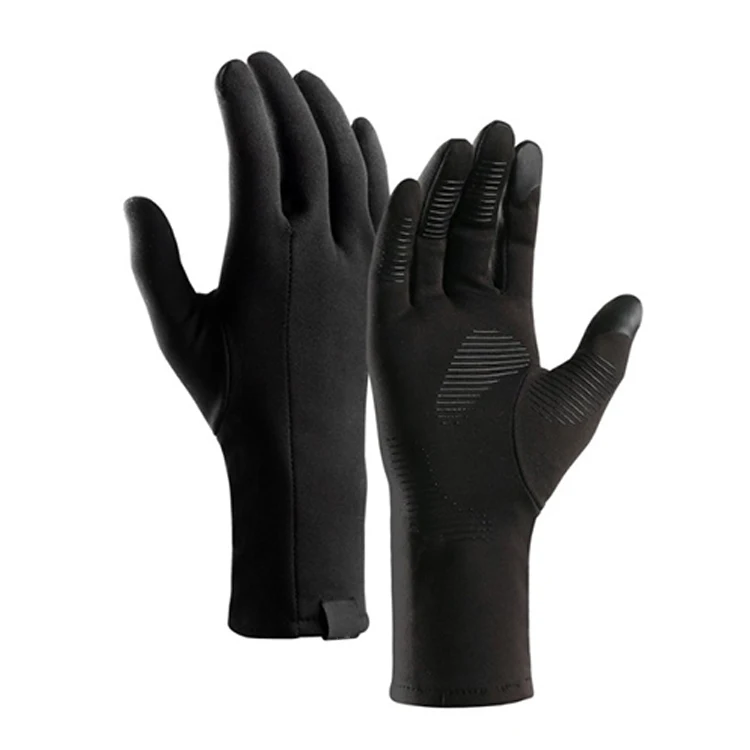 

Factory Sale Waterproof Full Finger Touch Screen Cycling Gloves, Black