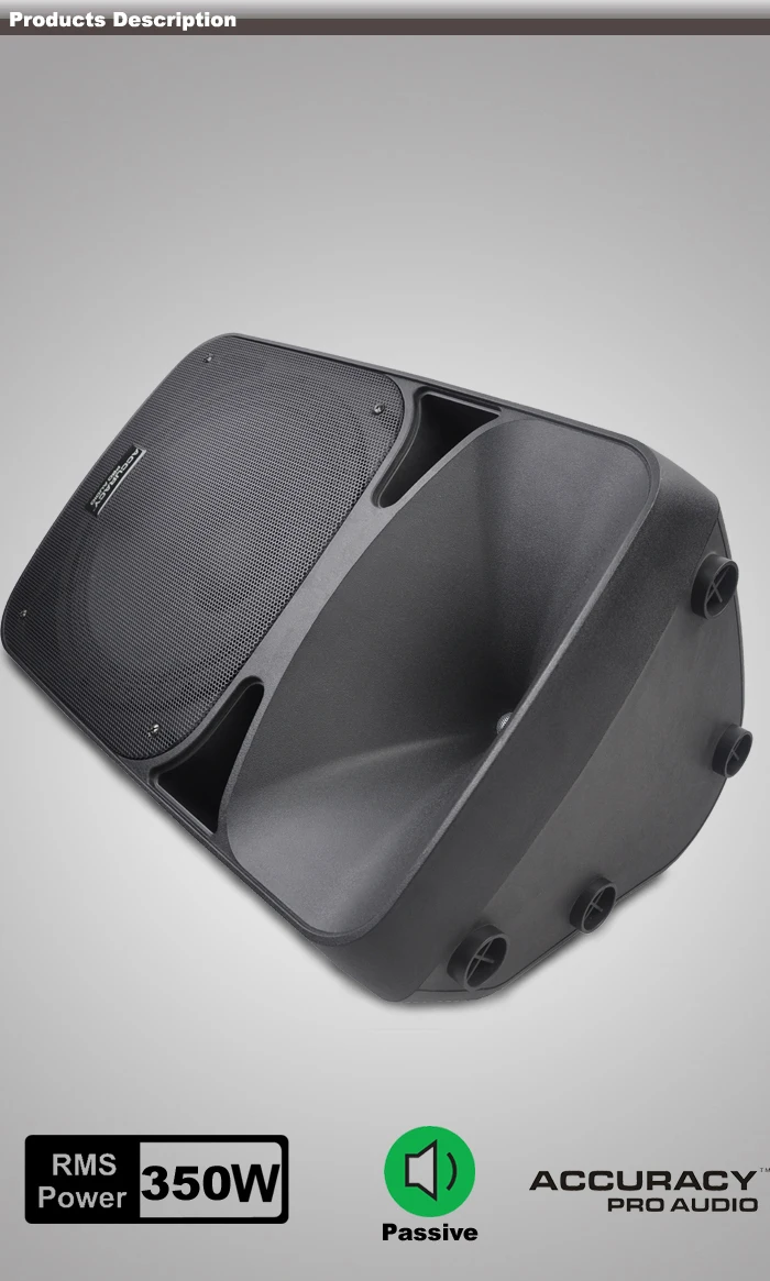 Accuracy Pro Audio Csx15 15 Inch 350w Powered Speaker Stage Monitor