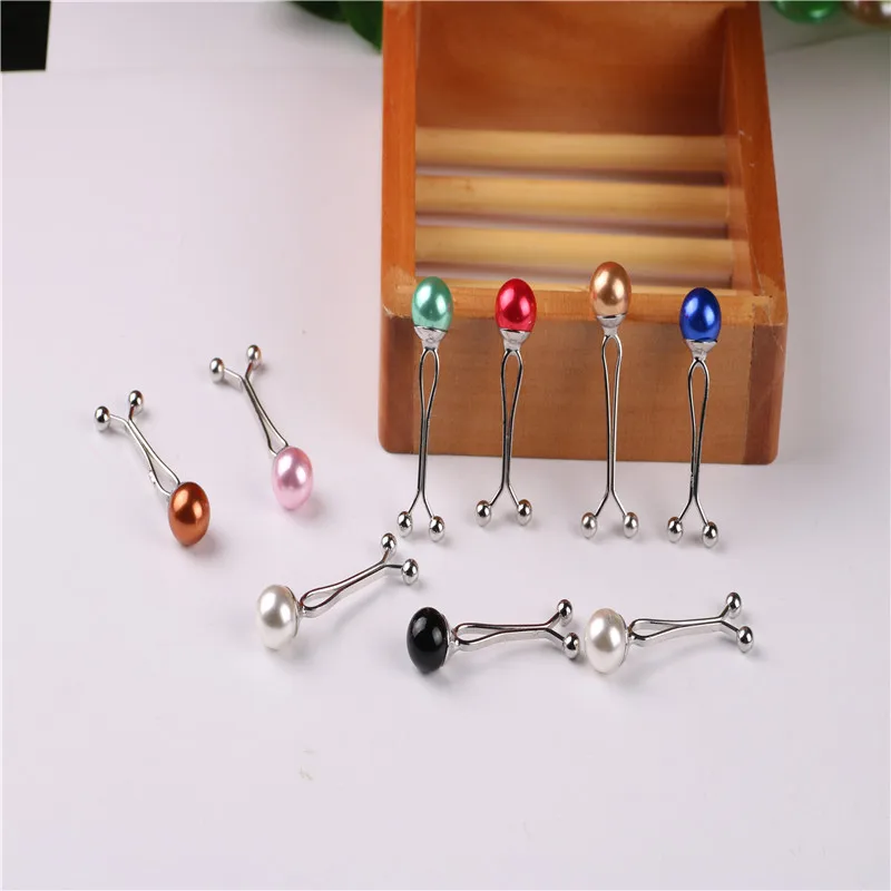 

Muslim Hijab Pins Pearl Safety Women Scarf Brooch Pin Clip Scarf Buckle Original Fashion Pins