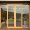 Aluminium glass gate design slide door