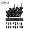 Xonz Full HD 2.4GHz Wireless Black 8ch video wifi system security 8 camera cctv kit 1080p night vision