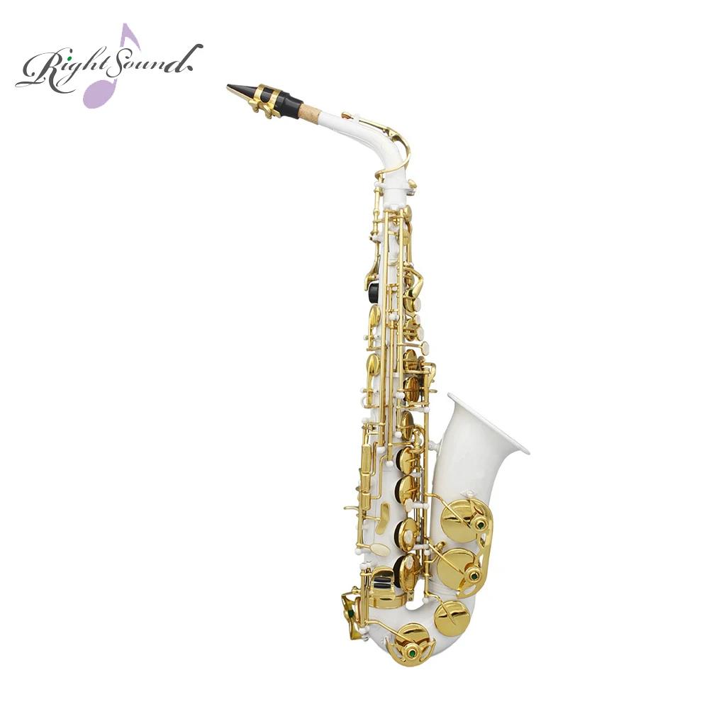 White Color Alto Saxophone With Gold Keys Buy Alto Saxophone White Color,Brass Musical