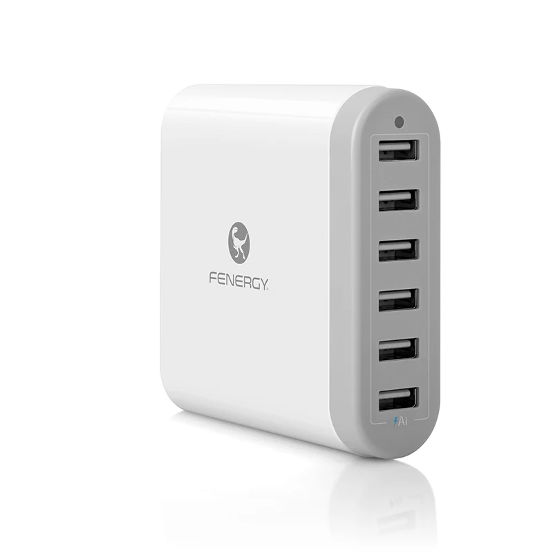 
50W 10A Multi Port USB Quick Charger with Qualcomm 3.0 and Smart Technology Travel Charger For Mobile Phone and Tablet 