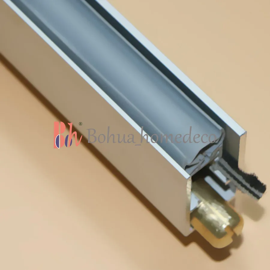 Door Bottom Aluminum Automatically Lift Weather Stripping Seal H Type