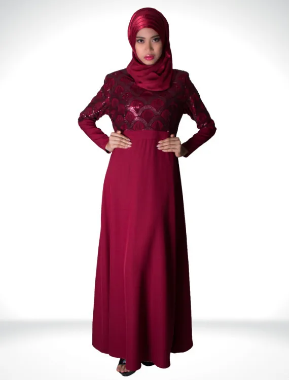 2021 New Design Wholesale Dubai Hijab  Abaya  Baju  Kurung 