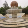 Luxury Garden Marble Stone Rotating Granite Ball Fountain Statue