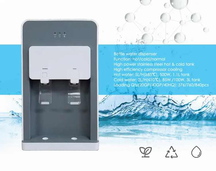 20l table top bottled water dispenser