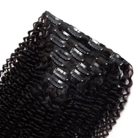 

Virgin Human Hair 4A 4B 4C Afro Kinky Curly Clip In Halo Human Hair Extensions For Black Women,Kinky Clip Ins