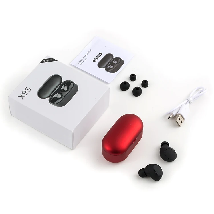

2019 X9S Mobile Mini True Earbuds In Ear Noise Cancelling Headphones Sport Bt Earphone Tws Wireless Headphone for mi airdots