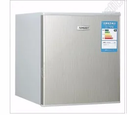 90L transparent glass door electronic display mini bar wine cooler beverage fridge