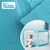 Inflatable Folding Home Indoor Mesh Fabric Portable Baby Play Fence Playpen Kids Net Yard