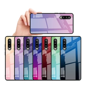 Gradient Tempered Glass Phone Case Huawei P30