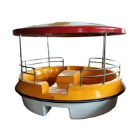 

New design round boat color customize factory price pedal boat for sale