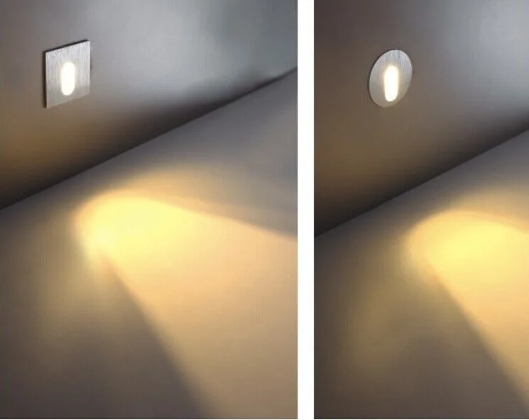 Mini Oval Hole Interior Stairs And Wall Lamps 1w 3w Led Recessed Stair ...