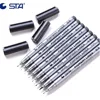 STA 9pcs/Lot black micron pen hook liner sketch markers drawing waterproof art supplies manga comic handwriting brush pen