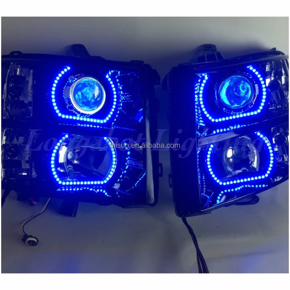 Bluetooth Control Rgb Color Changing Shift Fog Light Halos Buy Fog
