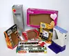 Superb Dolls Packaging Box with PET window , clear PVC window paper box for Baby toys package