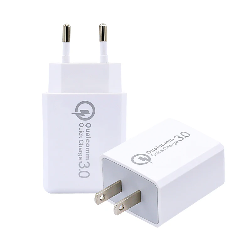 

Sindvor Qualcomm Quick Charge 3.0 Dual USB 2 ports US Travel Wall Charger, White