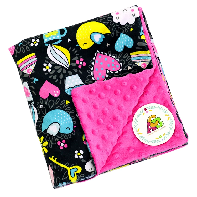 

China cheap price high quality super soft minky kid flannel fleece blanket