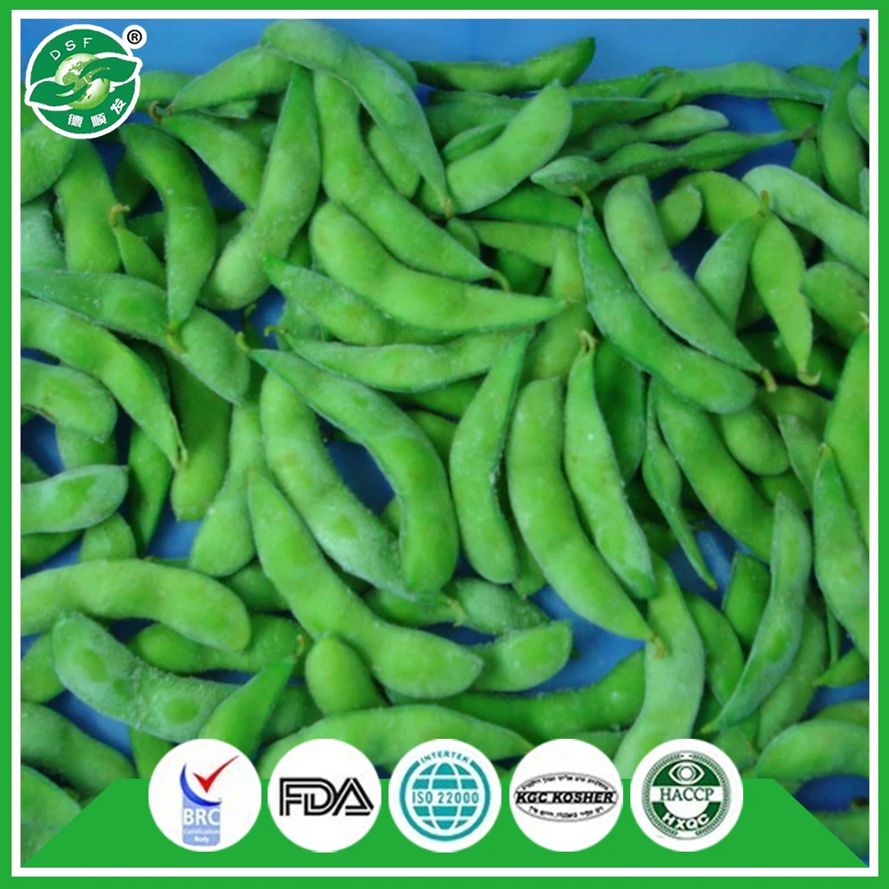 
IQF Frozen Green Edamame Vegetables 