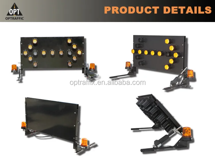 15 lamps truck mounted arrow board 