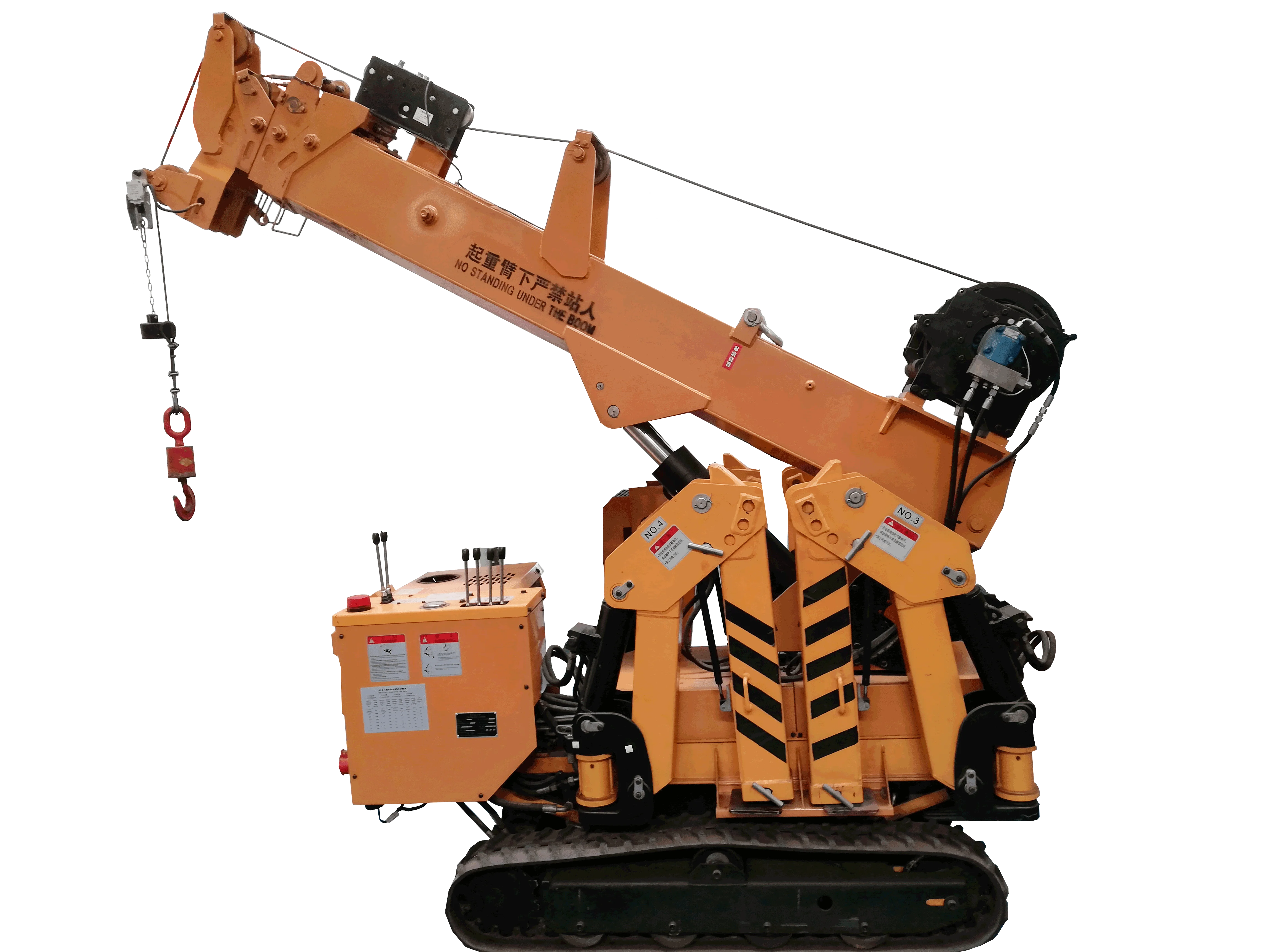 Foldable Portable Electric Mini Overhead Crane W/ Long Wire Rope 180m