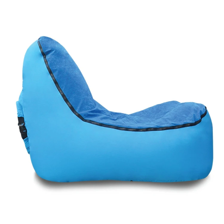 

Self inflating air filled air lounge parachute custom inflatable chair, Muti-color is available