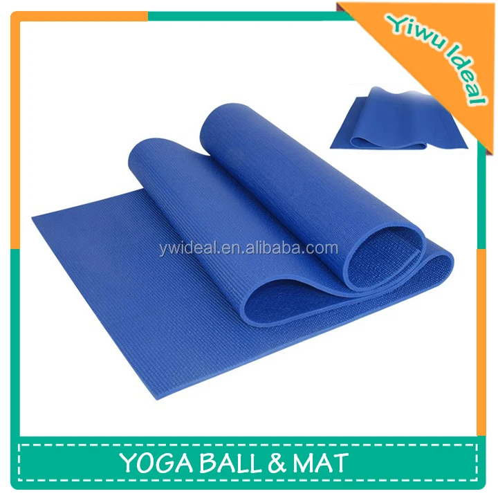 Factory Sale Blue PVC Gymnastic Yoga Mats Cheap