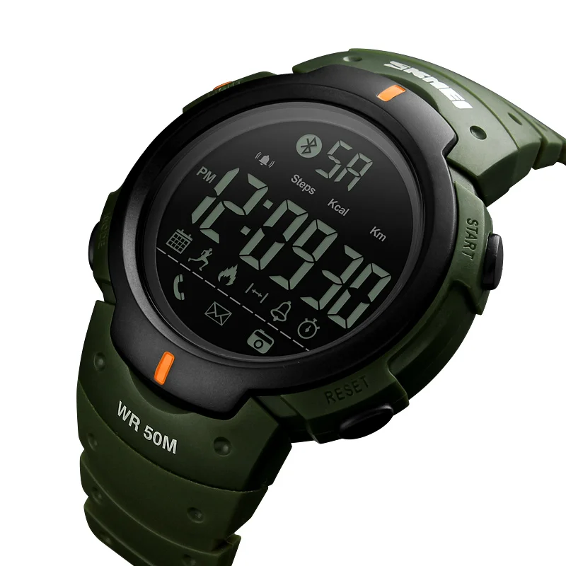 

SKMEI branded watch 5atm japan movement clock smart sports watches men