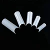 Professional French Nail tips Full Cover C Shape Acrylic Artificial False Nail Tips