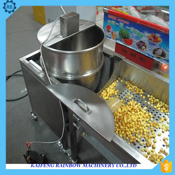 Best Manufacture Automatic Kettle Corn Popcorn Making Machine