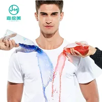 

Jhm 2019 Latest Cheapest White 100% Polyester Waterproof T Shirt Men