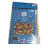 Customized Logo Printed Kids Fantasy Scratch Art Paper Notepad with Pen