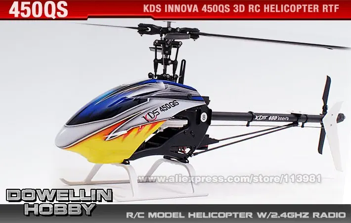 FG HAND-PAINTED CANOPY KDS 450QS RC HELICOPTER 