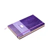 Customized Beautiful Diary Notepad holder Purple Notebook