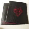 High-end costume metallic bubble mailers envelope in matt black