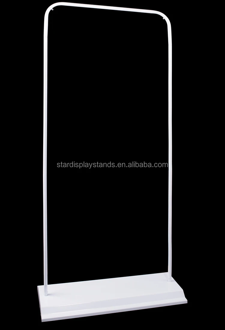 Top Quality Very Heavy Foam Board Metal Display Stand With Hooks