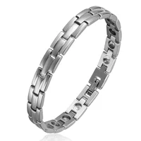 

2019 wholesale stainless steel magnetic bracelet for blood pressure control