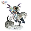 Cool cheap OEM 2018 ideas magic horsewoman small fairy figurines with unicorn
