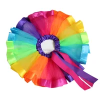 

Little Kids Girls Rainbow Skirt Cute Tutu Dance Ballet Party Dress