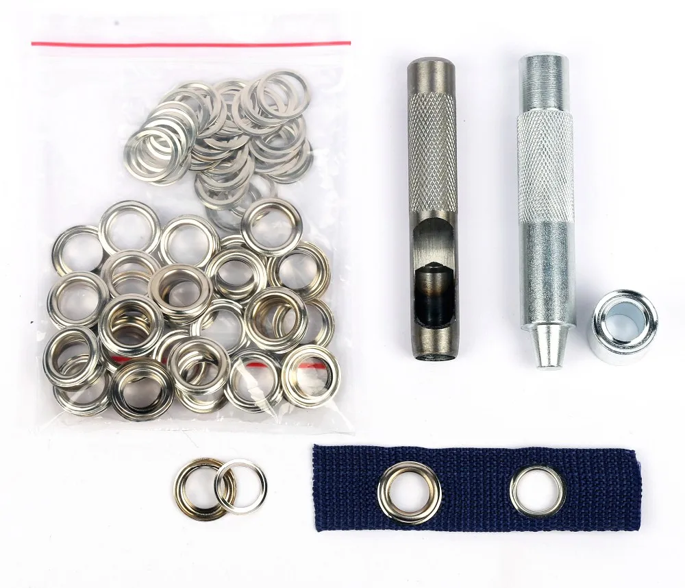 3pcs/set Manual Hand Eyelet Punch Die Tool Set For Eyelet/grommet Mould