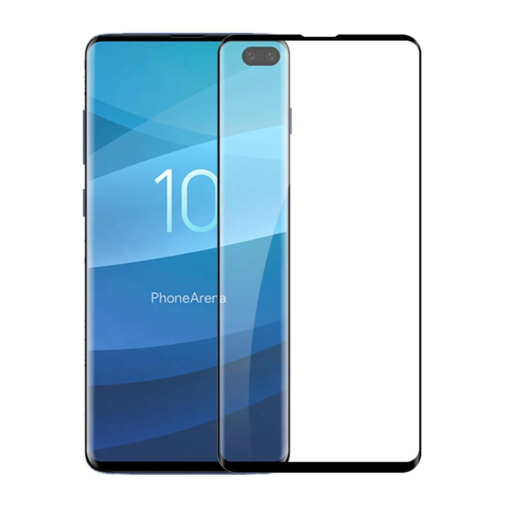 

For Samsung Galaxy S10 Screen Protector 9H Hardness Tempered Glass Film 3D Curved Edge Protective Film for Galaxy S10