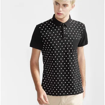 black polka dot t shirt