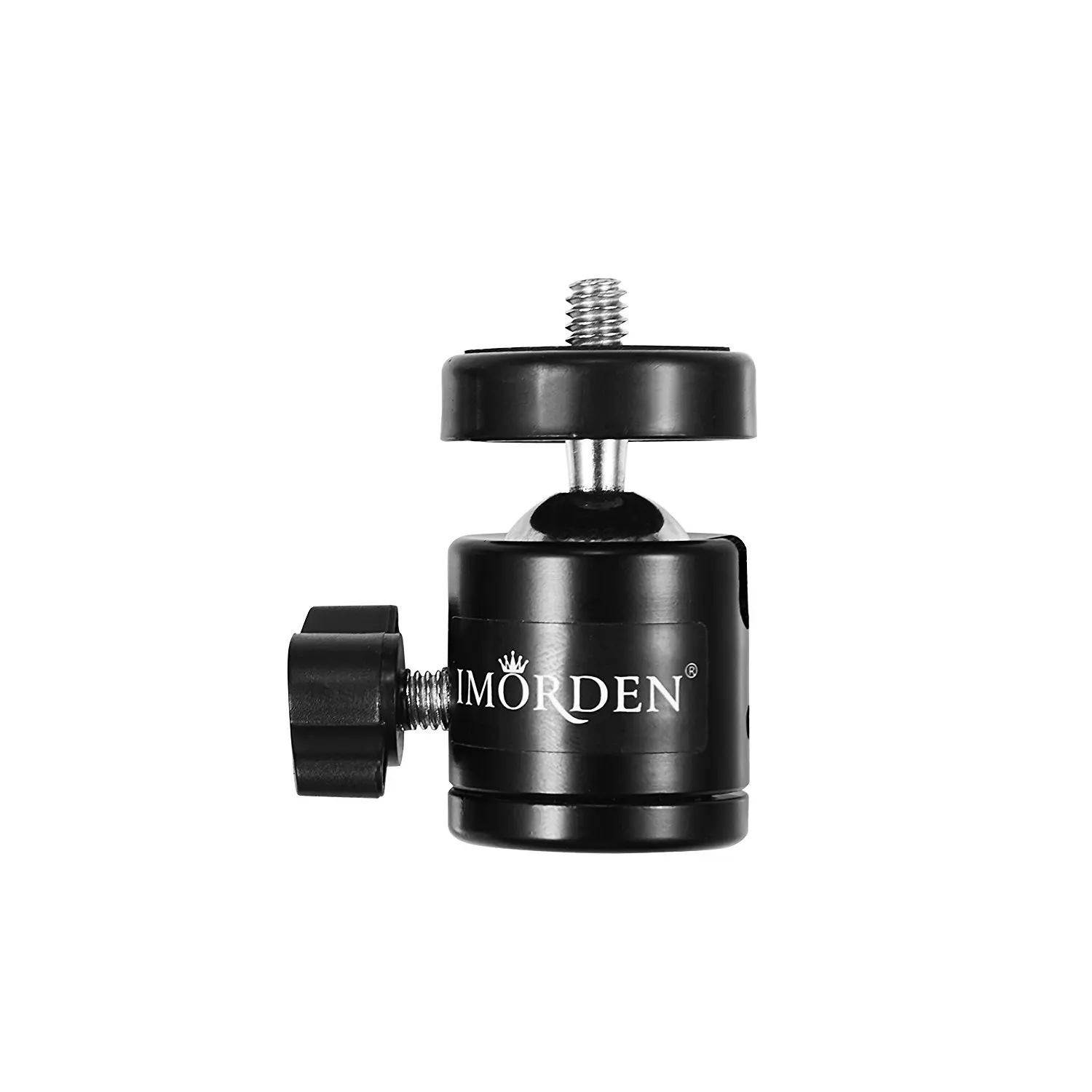 IMORDEN 20mm Tripod Mini Ball Head with 1/4 inch Screw for LED Light, Monitor, Flash Light, Microphone, Gopro, Smartphone, Compact Camera and More
