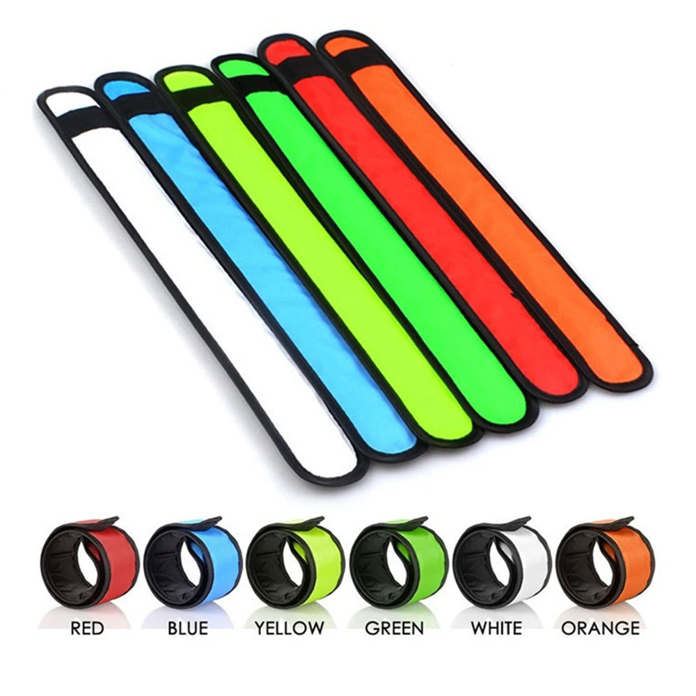 Led Flashing Nylon Led Running Slap Armbands For Night Outdoor Sport ...