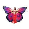 Hot sale Bright-Coloured Complete Egypt Belly Dancing Butterfly Wings with fold stick